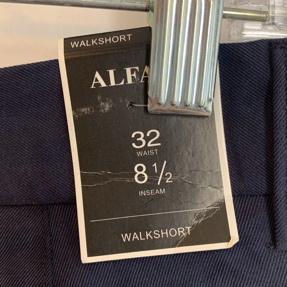 NWT Alfani India Ink Perfect Fit Waist Walkshort